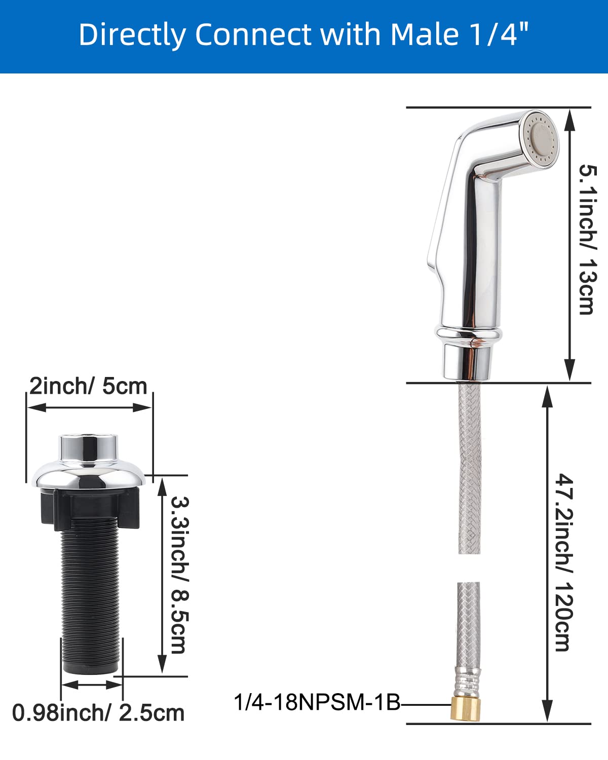 Blissvent Moen/Delta adapter kit enabling versatile faucet compatibility