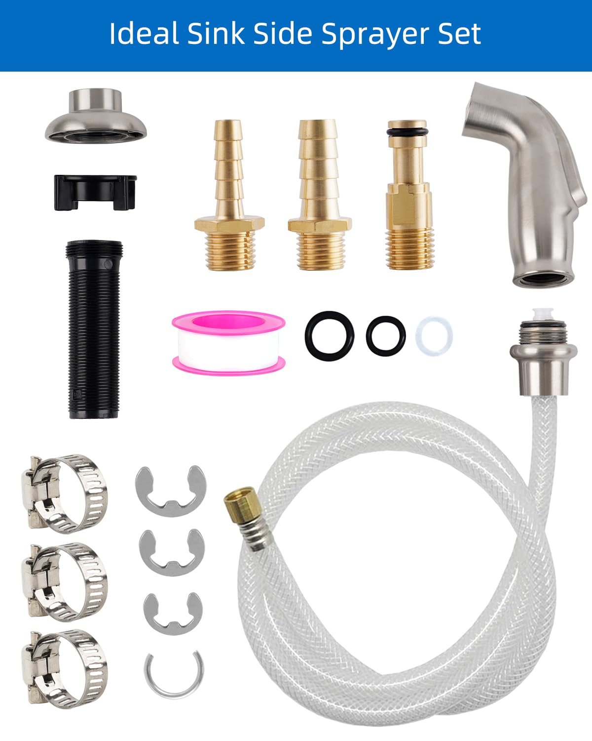 Quick connector assembly showing Blissvent adapter options