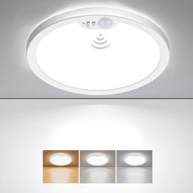 BLNAN motion sensor ceiling light 12 inch illuminates hallways hands-free.