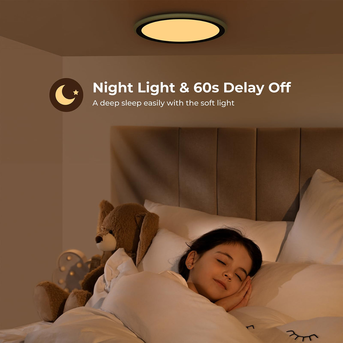 BLNAN 60s off-delay supports gentle transitions between lighting scenes.