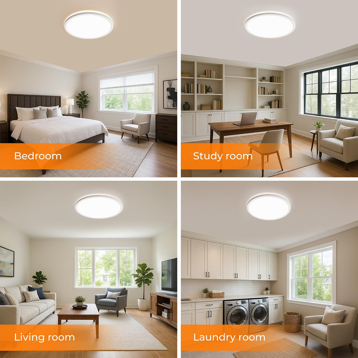 BLNAN two-pack setup for evenly distributed light in small spaces.