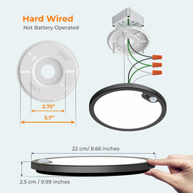 BLNAN versatile ceiling or wall mounting for small spaces.