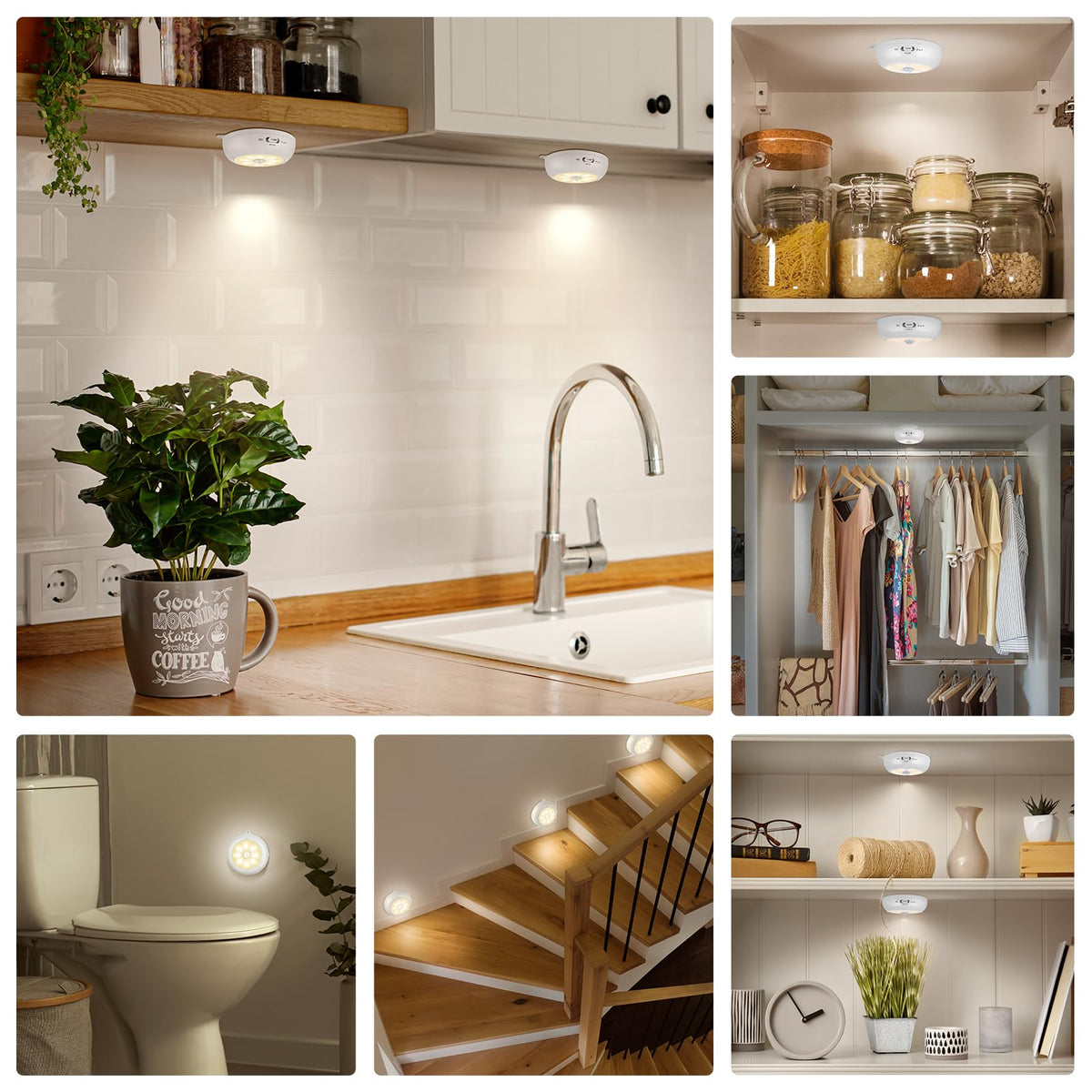 BLS auto mode light activation as you walk through a hallway.