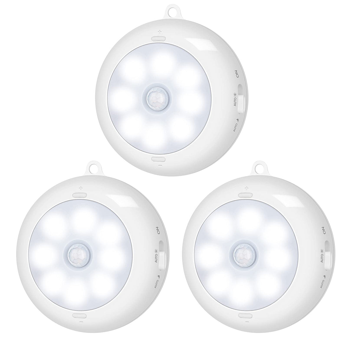 BLS Motion Sensor Light indoor closeup with bright closet illumination