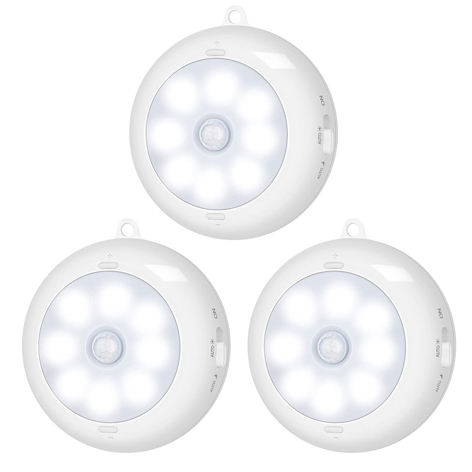 BLS Motion Sensor Light indoor closeup with bright closet illumination