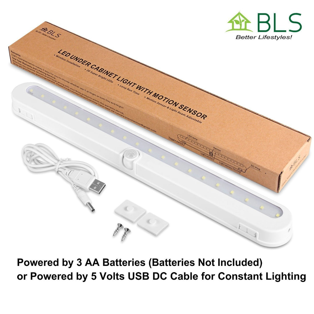 BLS T01L horizontal or vertical mounting offers versatile placement.