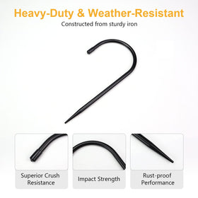 BLSGBUIDING anchor in soil for 4-inch downspouts quick tool-free setup.