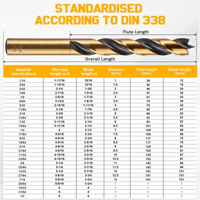 Blu7ive double flute design speeds drilling with efficient chip evacuation.