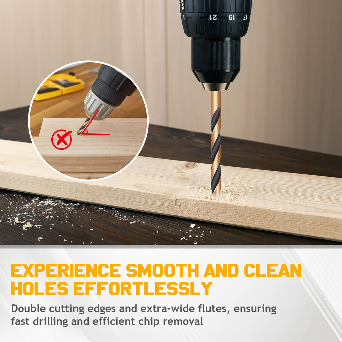 Blu7ive full-ground tips maximize durability and cutting precision.