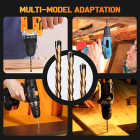 Blu7ive versatile drywall bit for drilling into multiple materials.