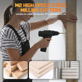Blu7ive precise-edge drywall bit for clean, chamfer-free edges.