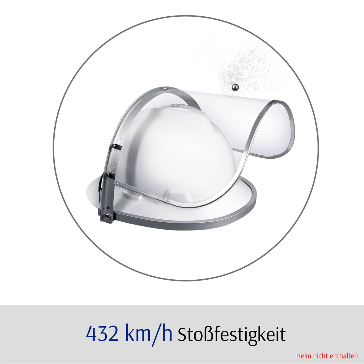 Blue Eagle easy-install swivel pins enable fast shield setup.