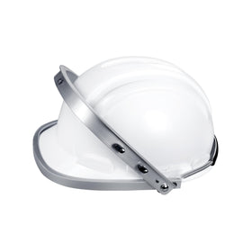 Blue Eagle extrusion-grade polycarbonate shield withstands impacts across temperatures