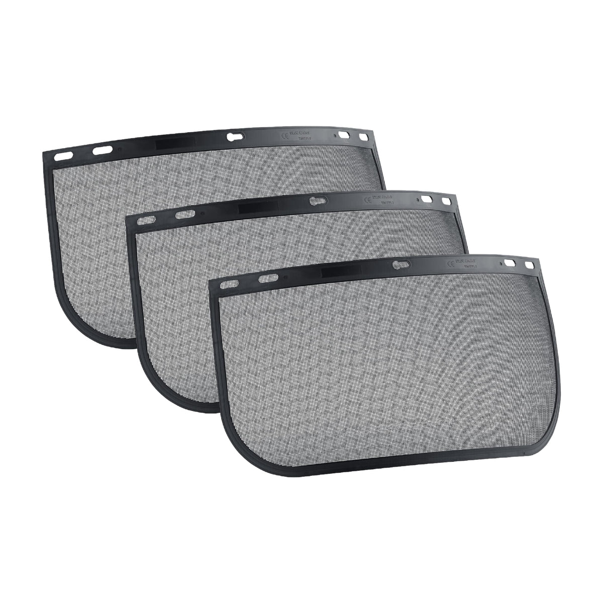 Blue Eagle FC49M visors 3-pack for quick replacements on jobsites.