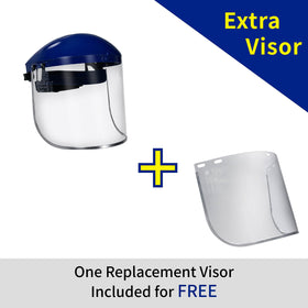 Blue Eagle ratchet headgear enables quick, secure adjustments.