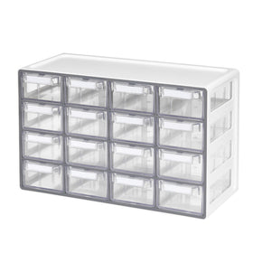 Blue Ginkgo 16-drawer cabinet front view for organized storage and quick access.