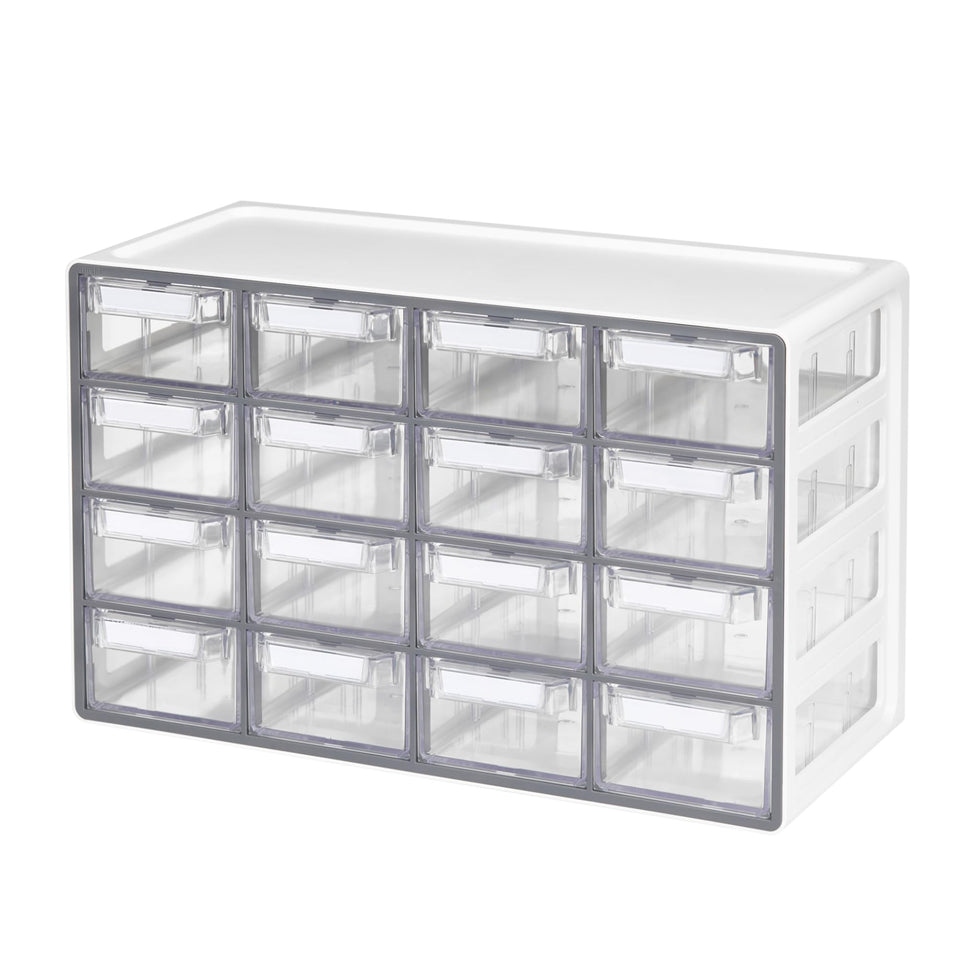 Blue Ginkgo 16-drawer cabinet front view for organized storage and quick access.