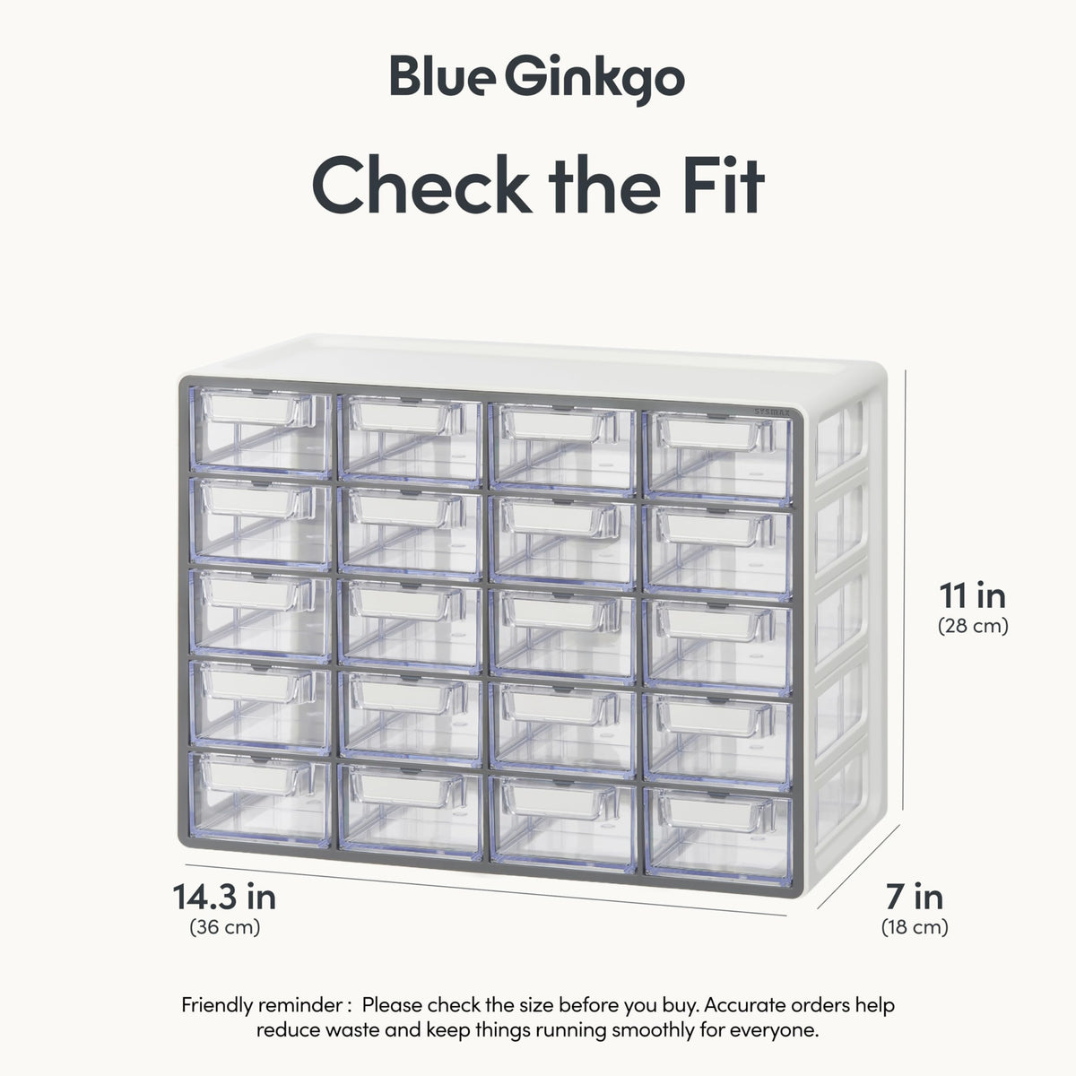 Blue Ginkgo stackable cabinet demonstrates vertical storage optimization in a workspace.