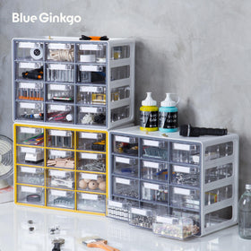 Blue Ginkgo stackable system optimizes vertical space for crafts