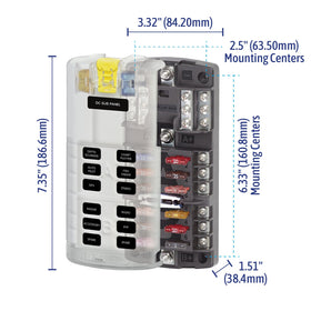 Blue Sea Systems 5032 two battery configurations for flexible power management