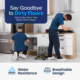 Blue Shoe Guys protectors ideal for realtors, contractors and movers