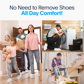 Blue Shoe Guys booties offer breathable, comfortable wear for long uses