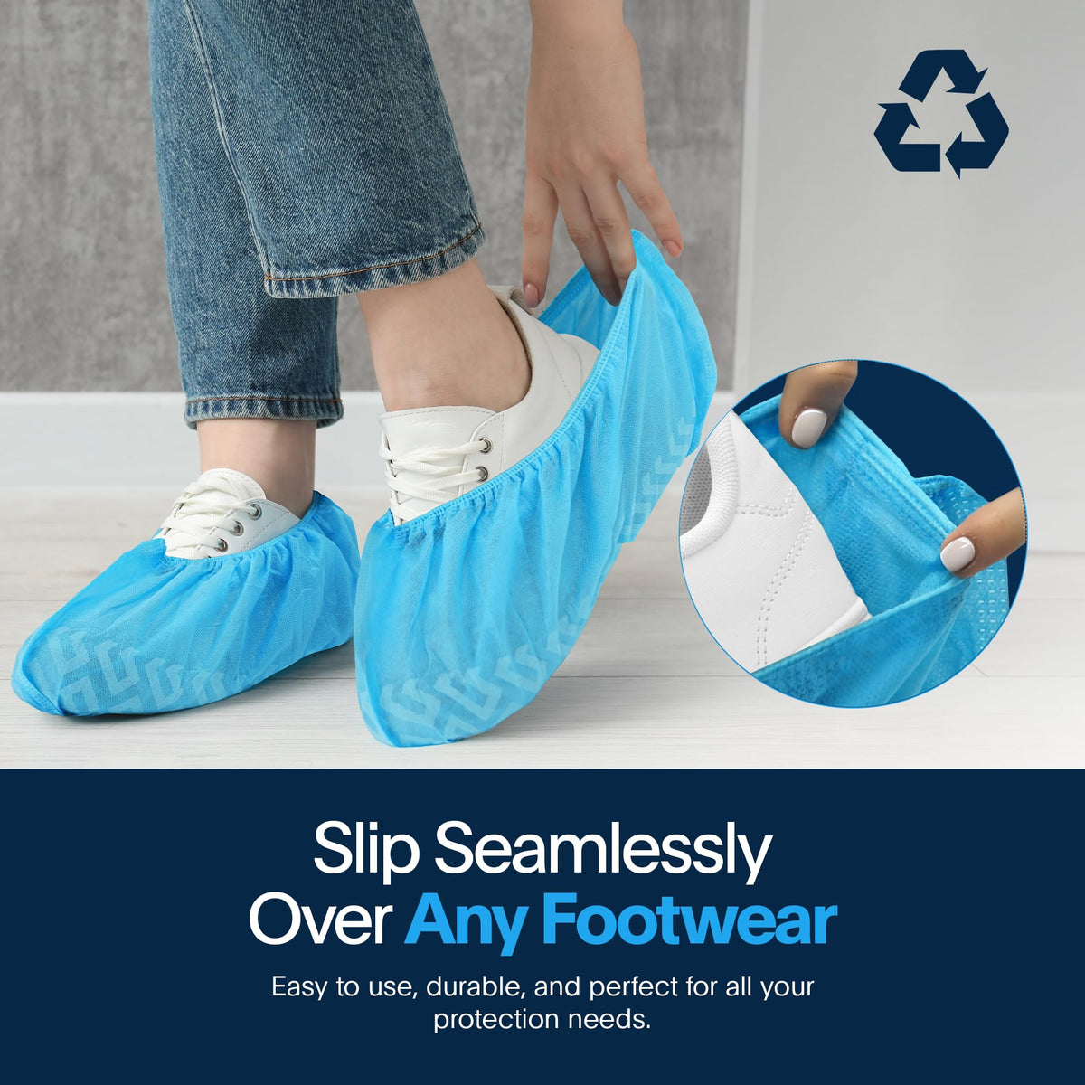 Blue Shoe Guys multi-use booties are ideal for professionals on the job
