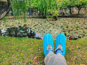 Blue Shoe Guys professional-grade boot covers protecting floors and surfaces