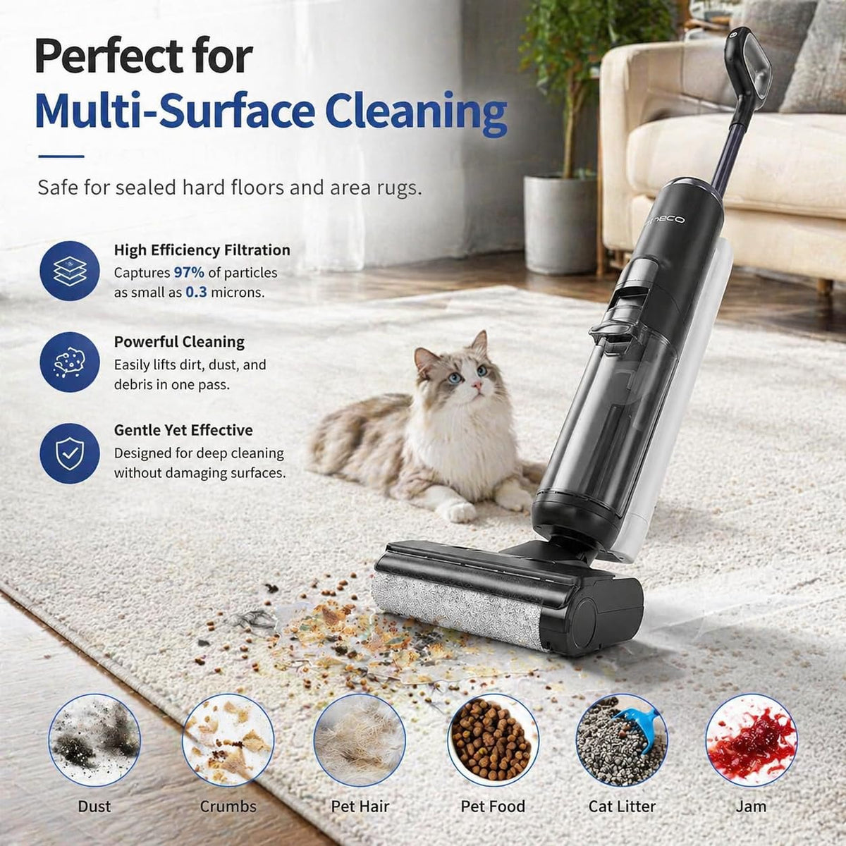 Bluearks compatible with Tineco Floor ONE S5 lets you upgrade with confidence.