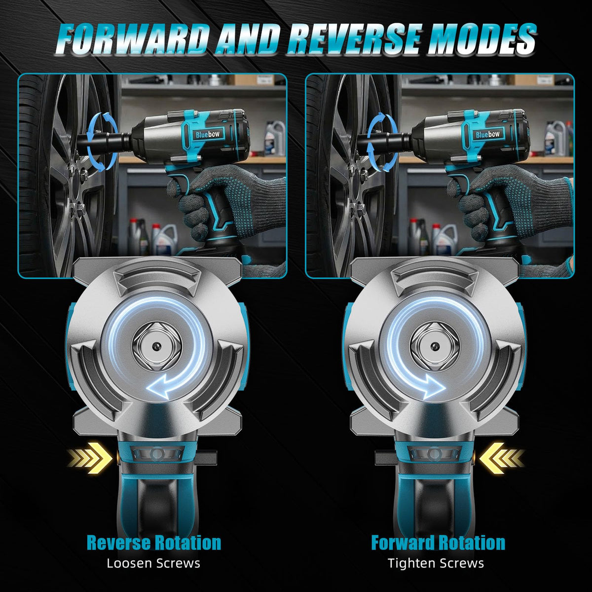 Bluebow kit includes sockets and extension for immediate use.