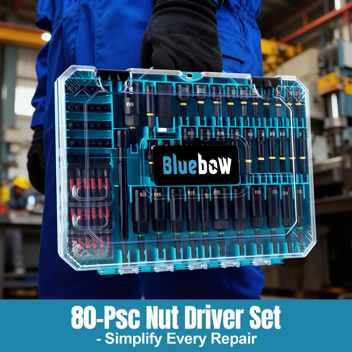 Bluebow Cr-V and S2 steel construction for durability