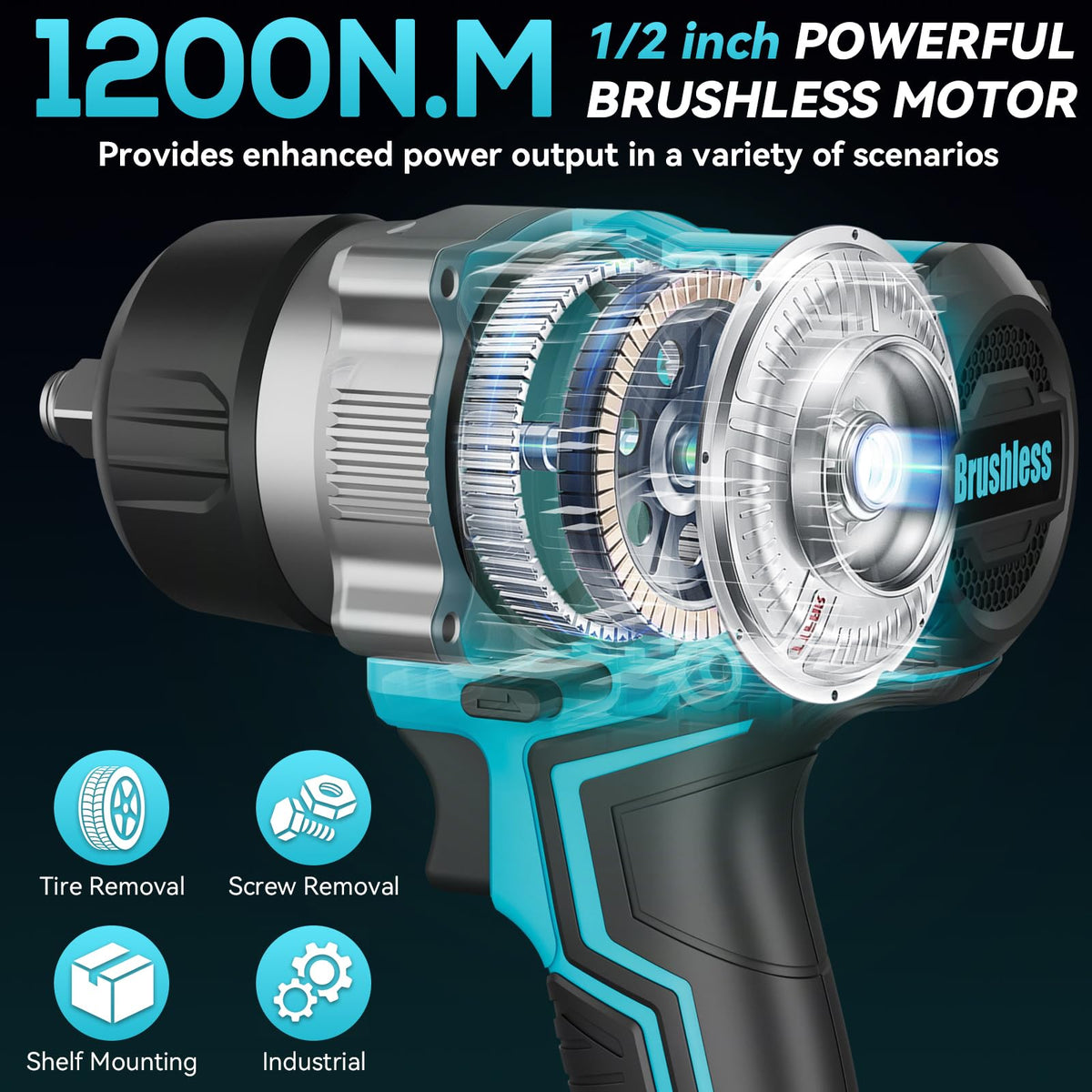 Bluebow dual 4000mAh batteries powering extended sessions on demanding jobs