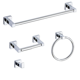 bluebyrne chrome 16-inch towel bar for organized bath space