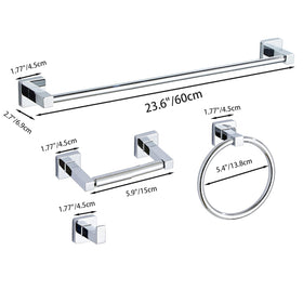 bluebyrne chrome bathroom accessories packaging highlights premium materials