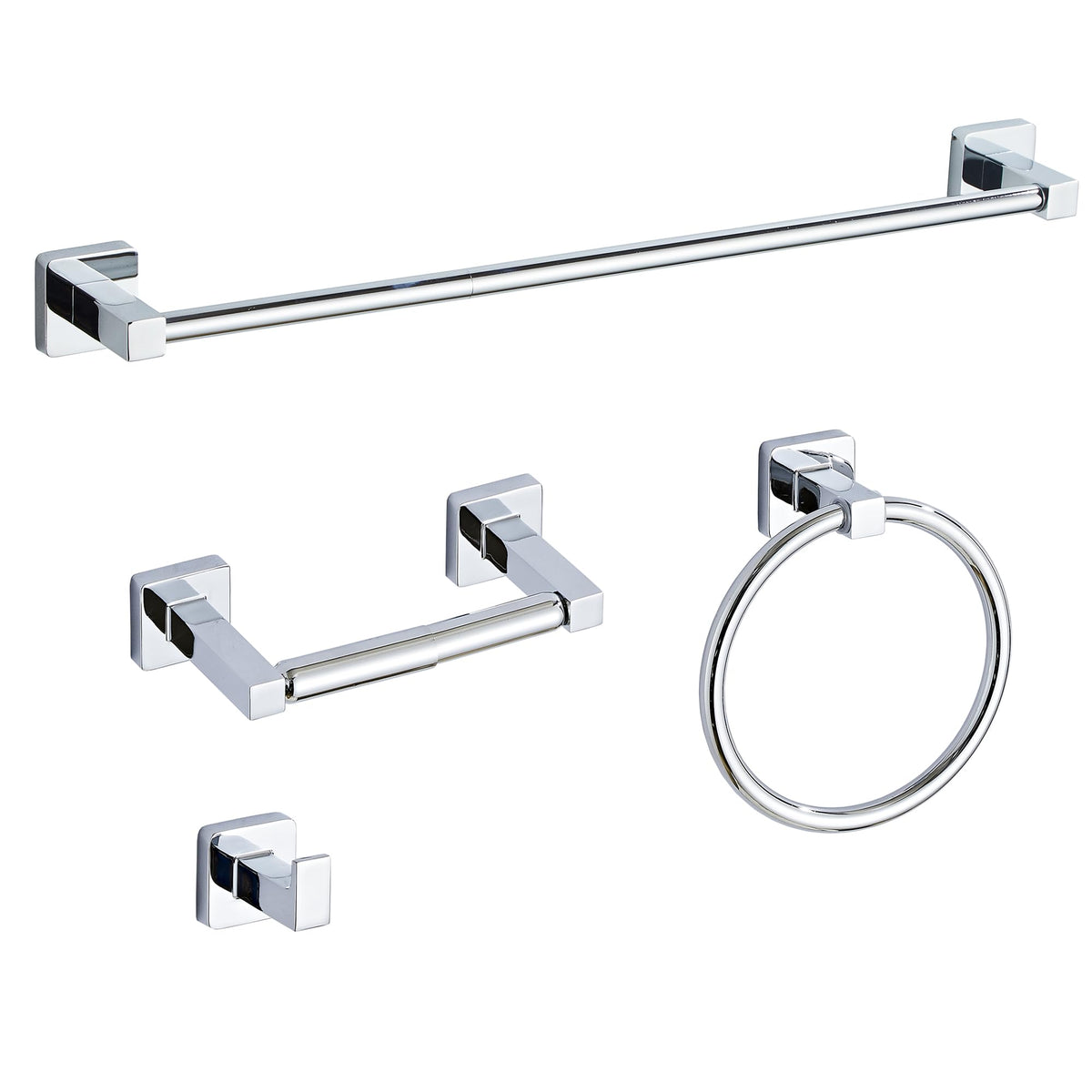 bluebyrne chrome towel bar 23.6 inch offers sturdy support and rust resistance