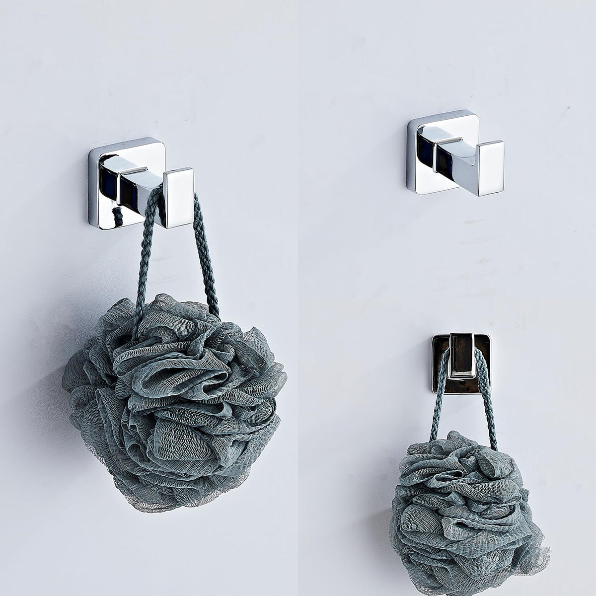 bluebyrne chrome towel bar closeup reveals smooth brushed finish