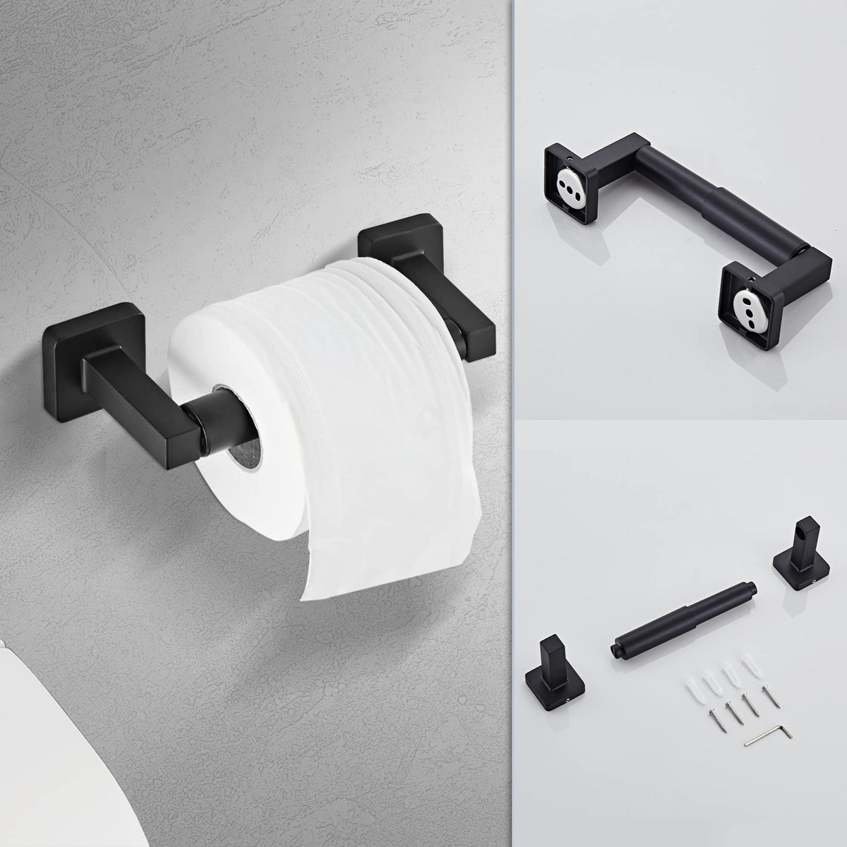 Bluebyrne close-up reveals durable matte black finish on stainless steel.