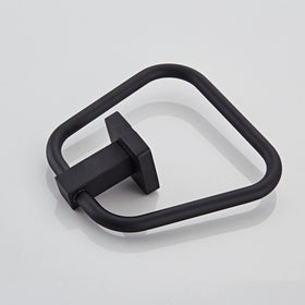 BlueByrne square-shaped towel ring design dries towels flat and quickly.
