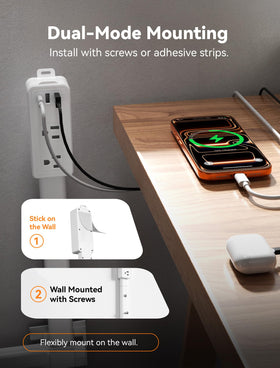 Blueera outlet extender USB C port for fast device charging.