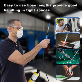 BlueFire torch supports MAP, MAP/Pro, and Propane fuels for varied tasks