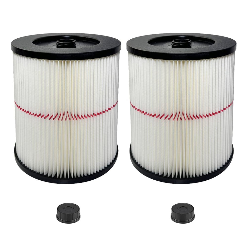Bluemorpho 17816 filter two-pack for Craftsman vacuums enables quick replacements.