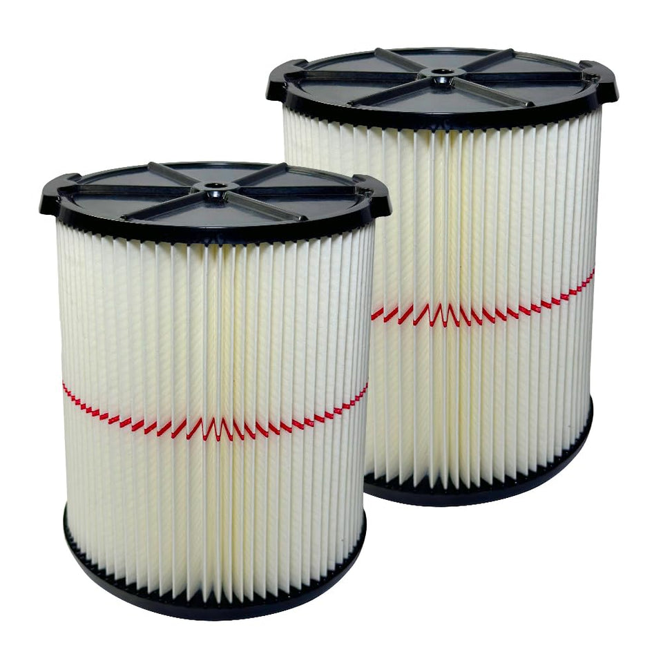 Bluemorpho 38754 filters pack two ready for quick replacement in wet-dry vacuums.