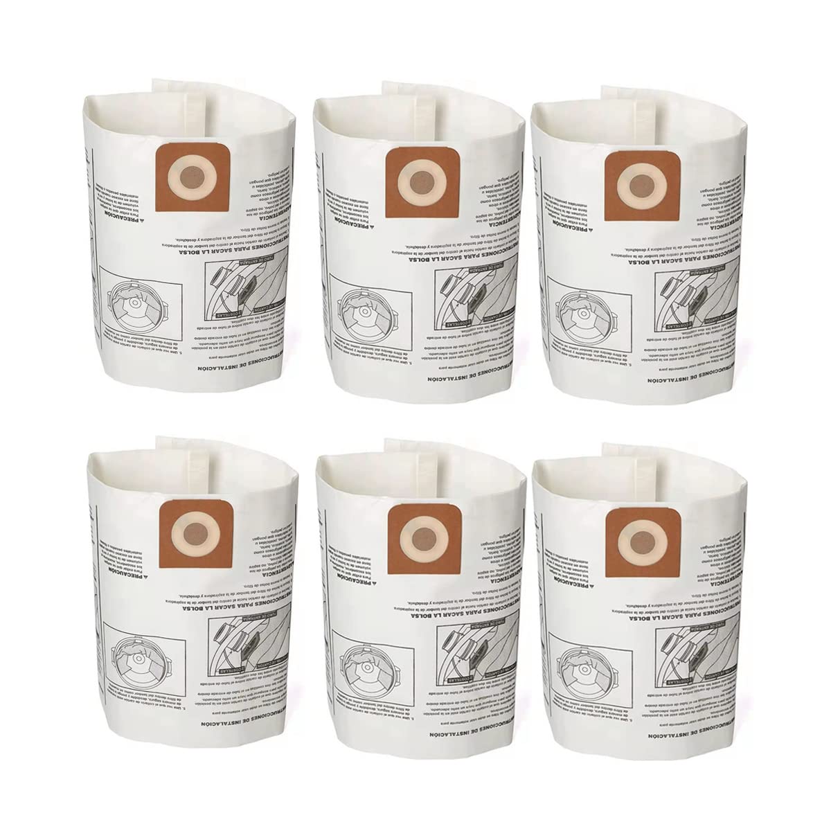 Bluemorpho Craftsman 16-20 gal vacuum bag for easy disposal.