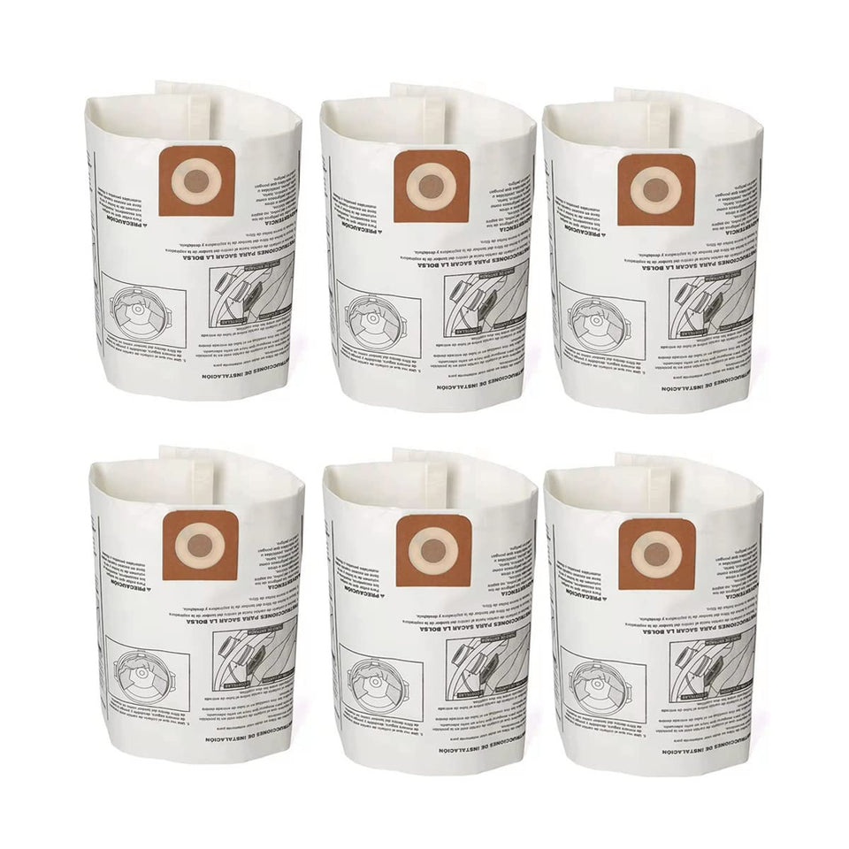 Bluemorpho Craftsman 16-20 gal vacuum bag for easy disposal.