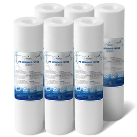 BLUERISE 5-micron sediment filter packaged for easy installation in 10x2.5 inch RO units.