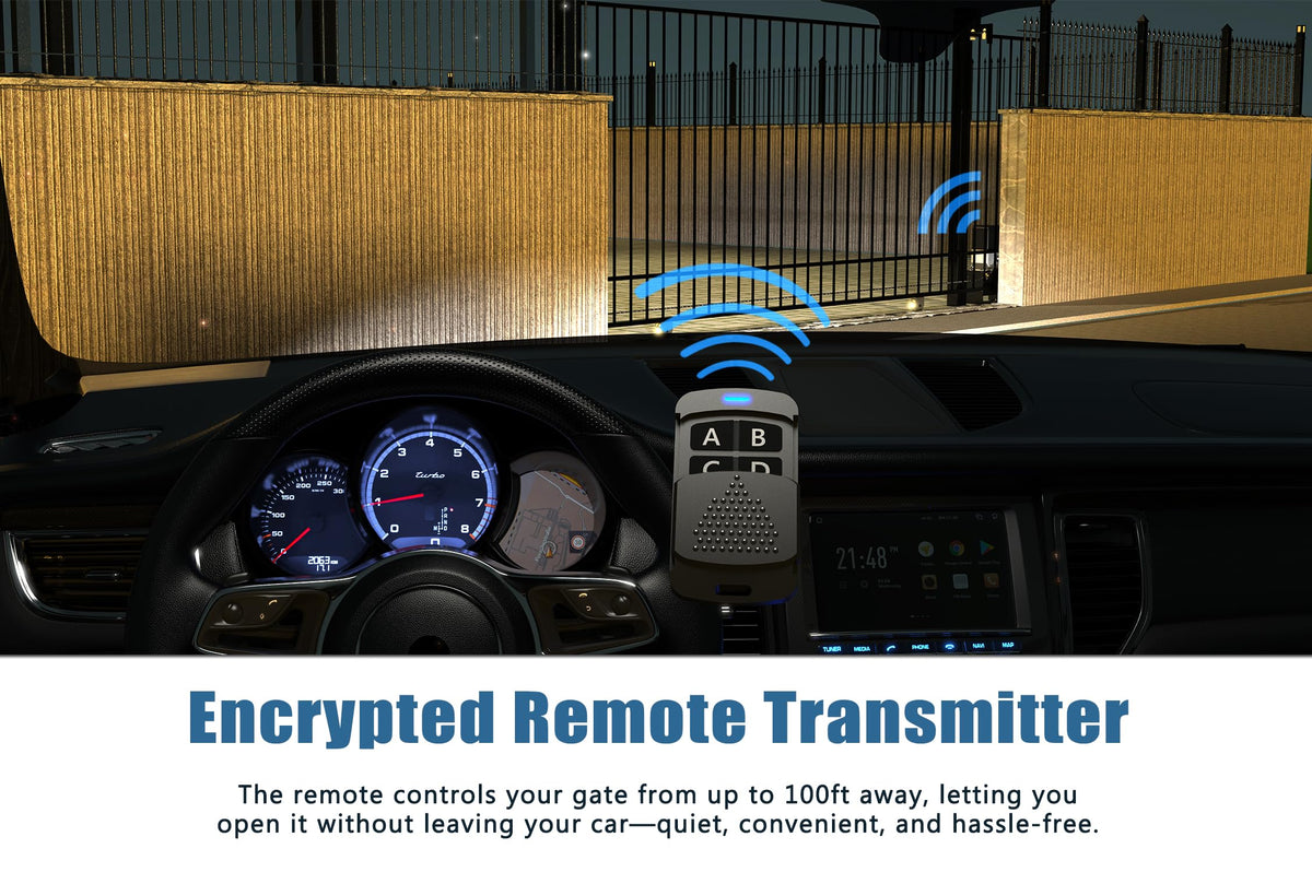 Blütezeit condo mode remote enables quick full-open and close actions.
