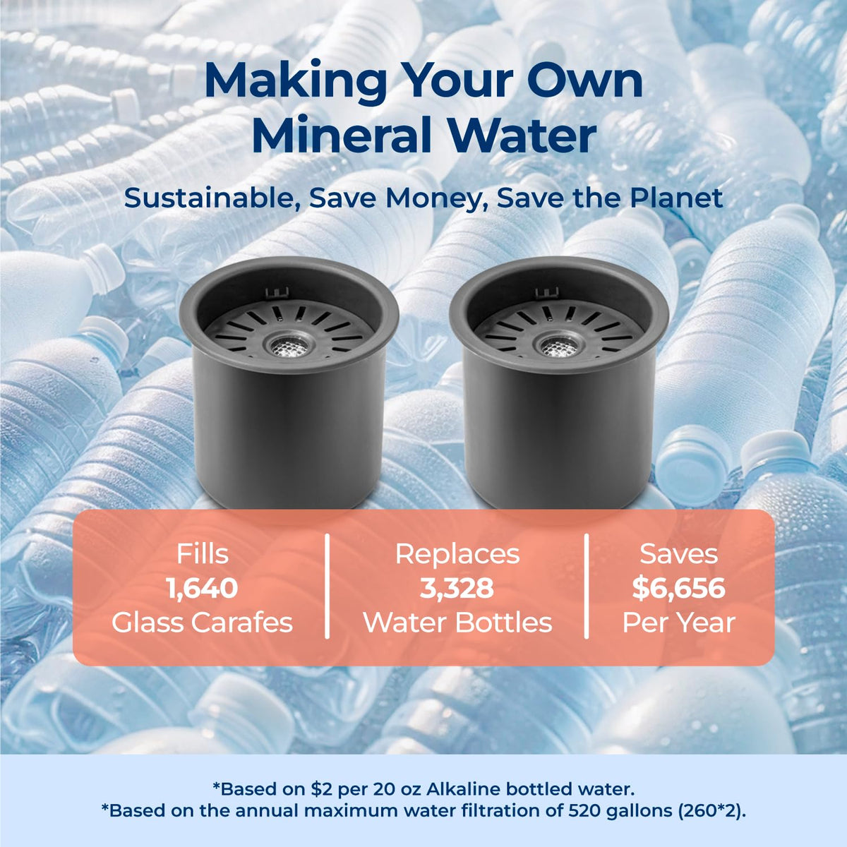 Bluevua alkaline water in a glass illustrating improved flavor.