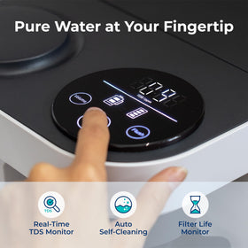 Bluevua RO100ROPOT-Lite 5-stage filtration unit in a compact setup