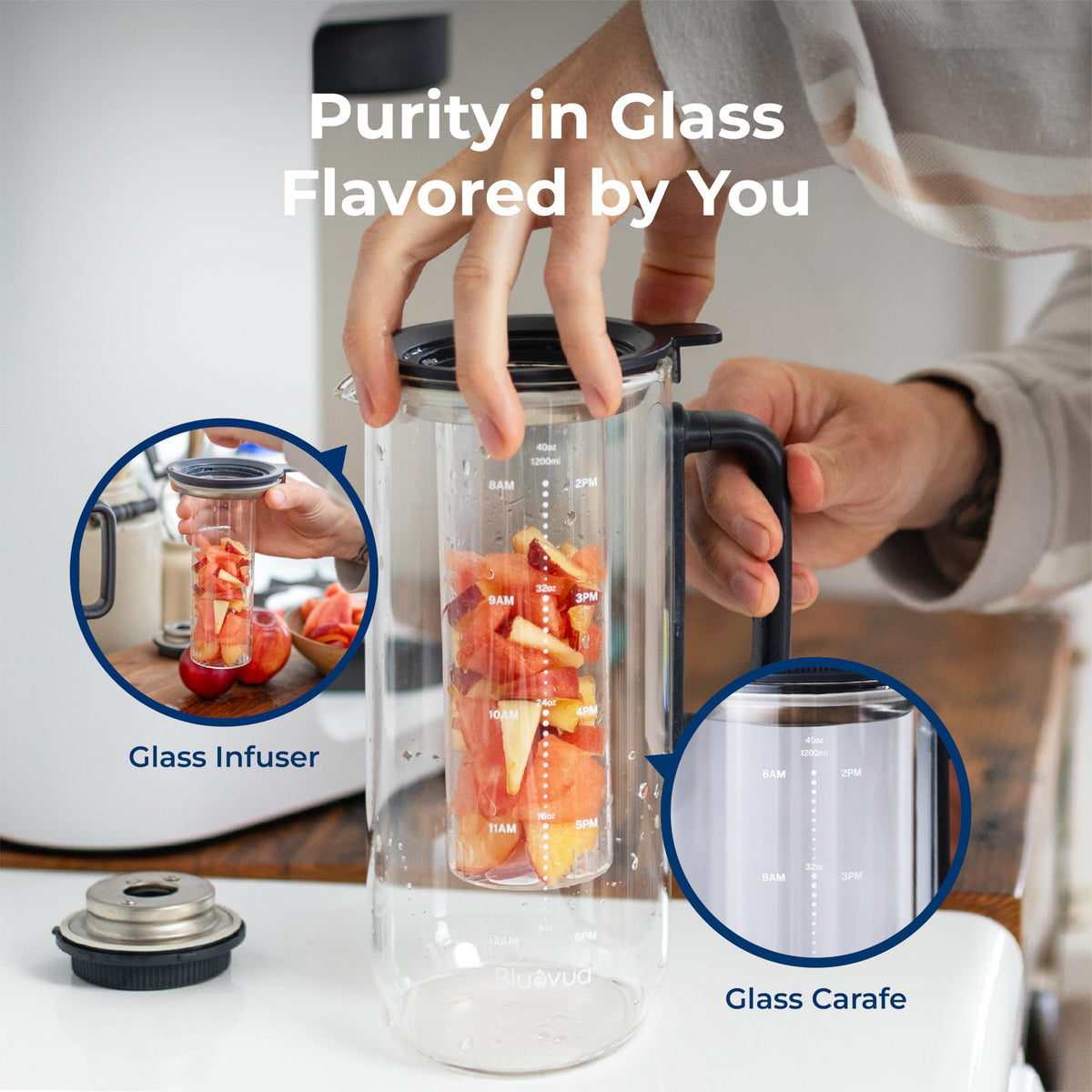 Bluevua RO100ROPOT-Lite remineralization for balanced taste