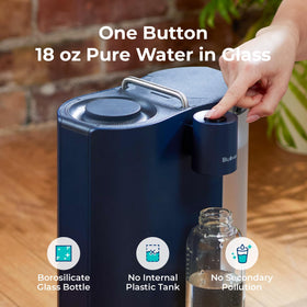 Bluevua RO100ROPOT-Travel glass bottle included for fresh water.